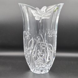 Shannon Crystal Vase, English Meadow, 12"