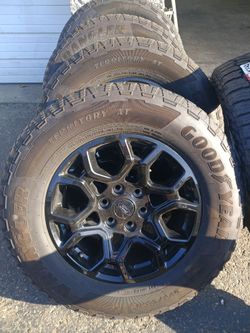 2024 Ford F150 wheels and tires (4) Semi New