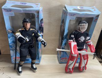 1999 Starting Lineup 12" NHL Figures - Jaromir Jagr & Dominik Hasek
