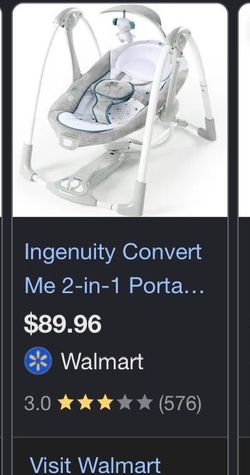 Convert baby swing