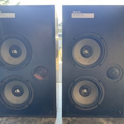 DLK Acoustical speakers Model 1 1/2