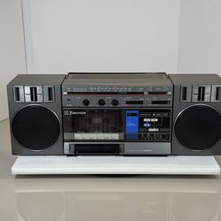 Vintage 1980s Emerson MM810 Boombox - Detachable Speakers
