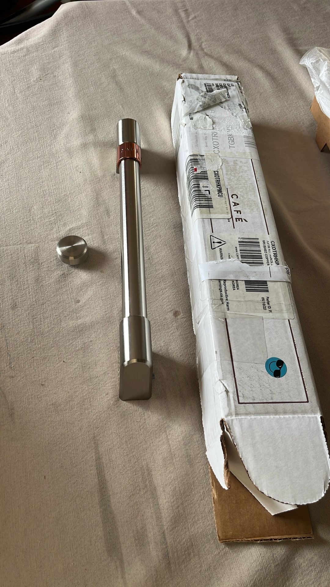 Café, microwave, handle and button stainless steel