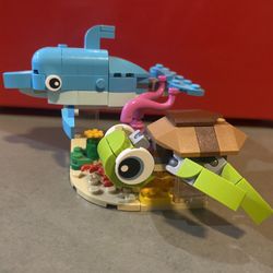 Retired LEGO Dolphin and Turtle Creator 3 in 1 Set