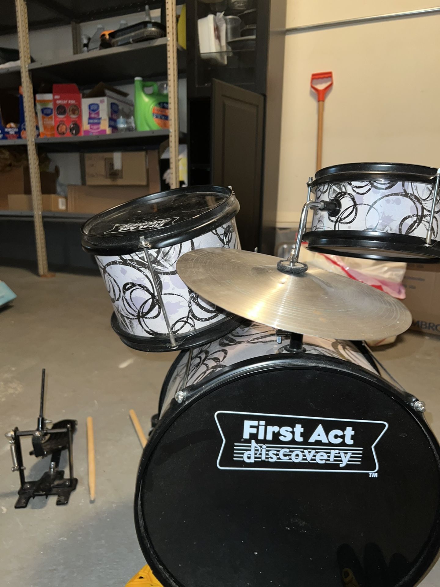 First discovery on sale drum set