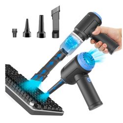 Meudeen Air Duster - Computer Vacuum Cleaner - for Keyboard Cleaning - Cordless Canned Air - 110000RPM Powerful PC Cleaner(VC08)