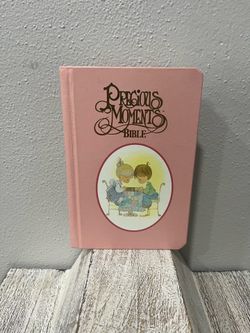 NEW Vintage Precious Moments Bible Pink NKJV Small Hands Edition 1984 Thomas Nelson