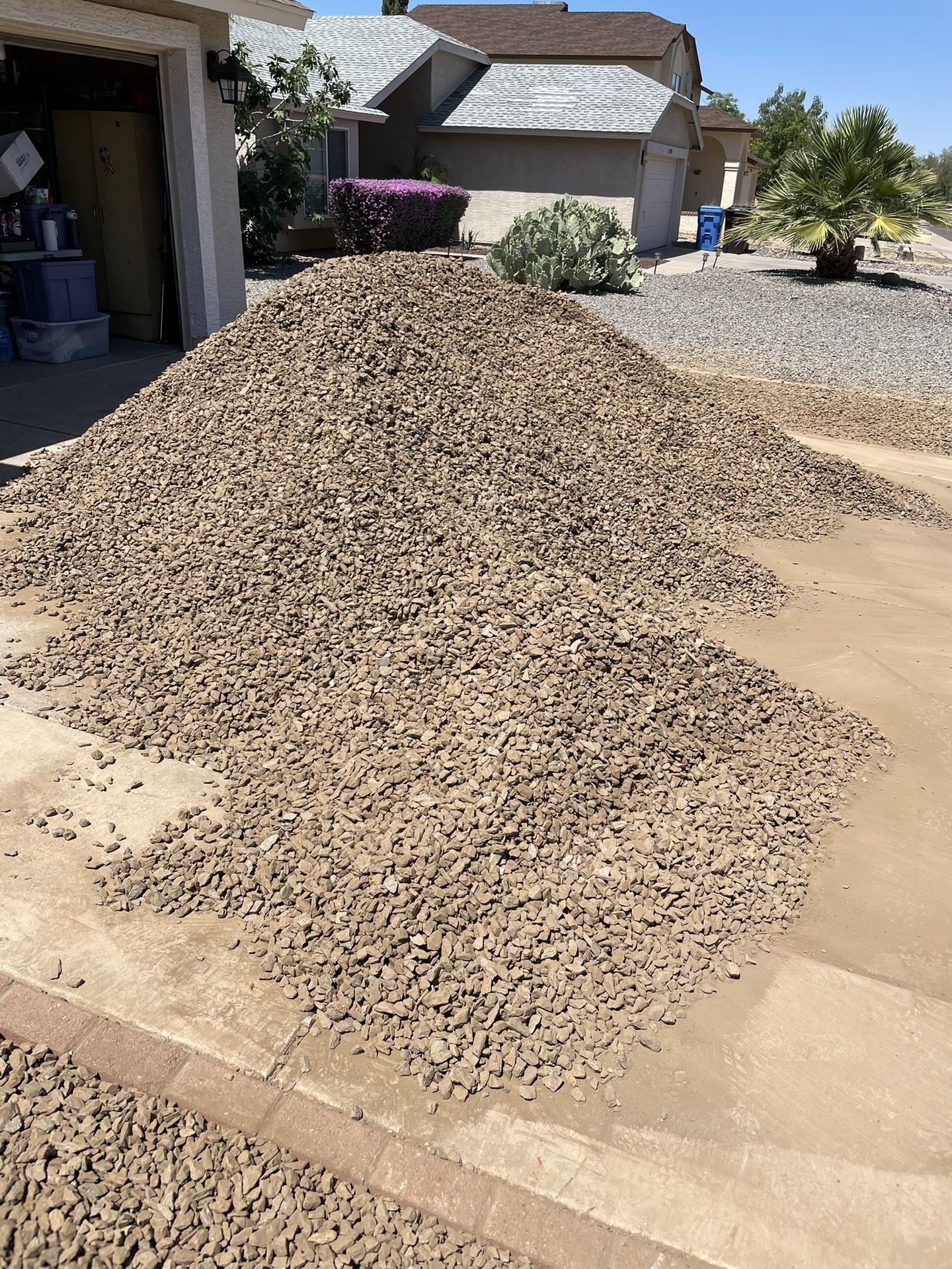 Free Rock For Landscaping!
