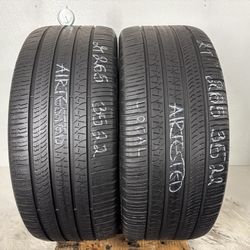 2 Tires 265 35 22 Pirelli Scorpion Zero As No Repairs