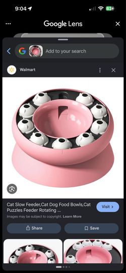 cat treat dispenser pink