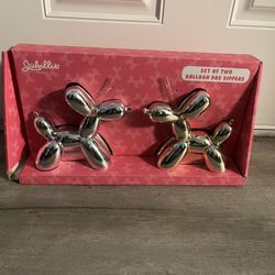 Jubillie Set Of 2 Balloon Dog Sippers