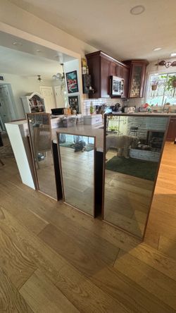 Almond Brown wall mirrors