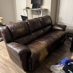 Dual Recliner Couch 