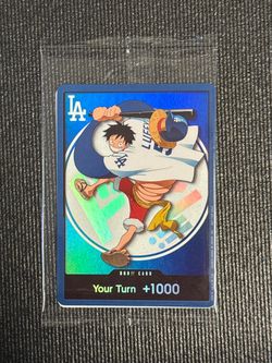 2026 Los Angeles Dodgers x One Piece Monkey D. Luffy DON!! Promo Card