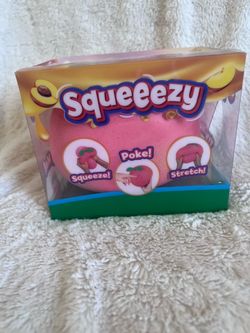 Squeeze squishy peach