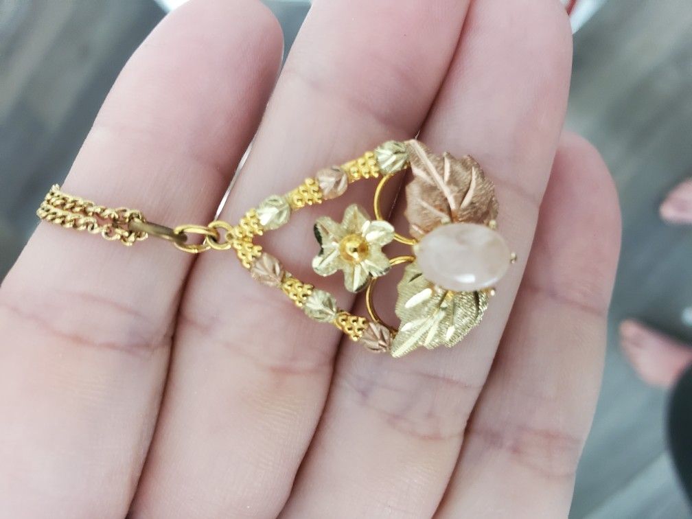 10k Gold Blackhills Pendant