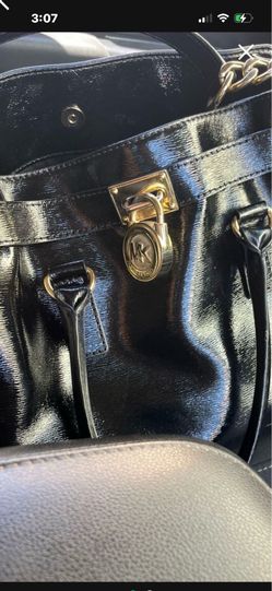 Large black Michael kors Hamilton bag great condition