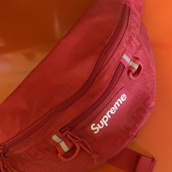 Supreme Red Waist Bag (SS19)