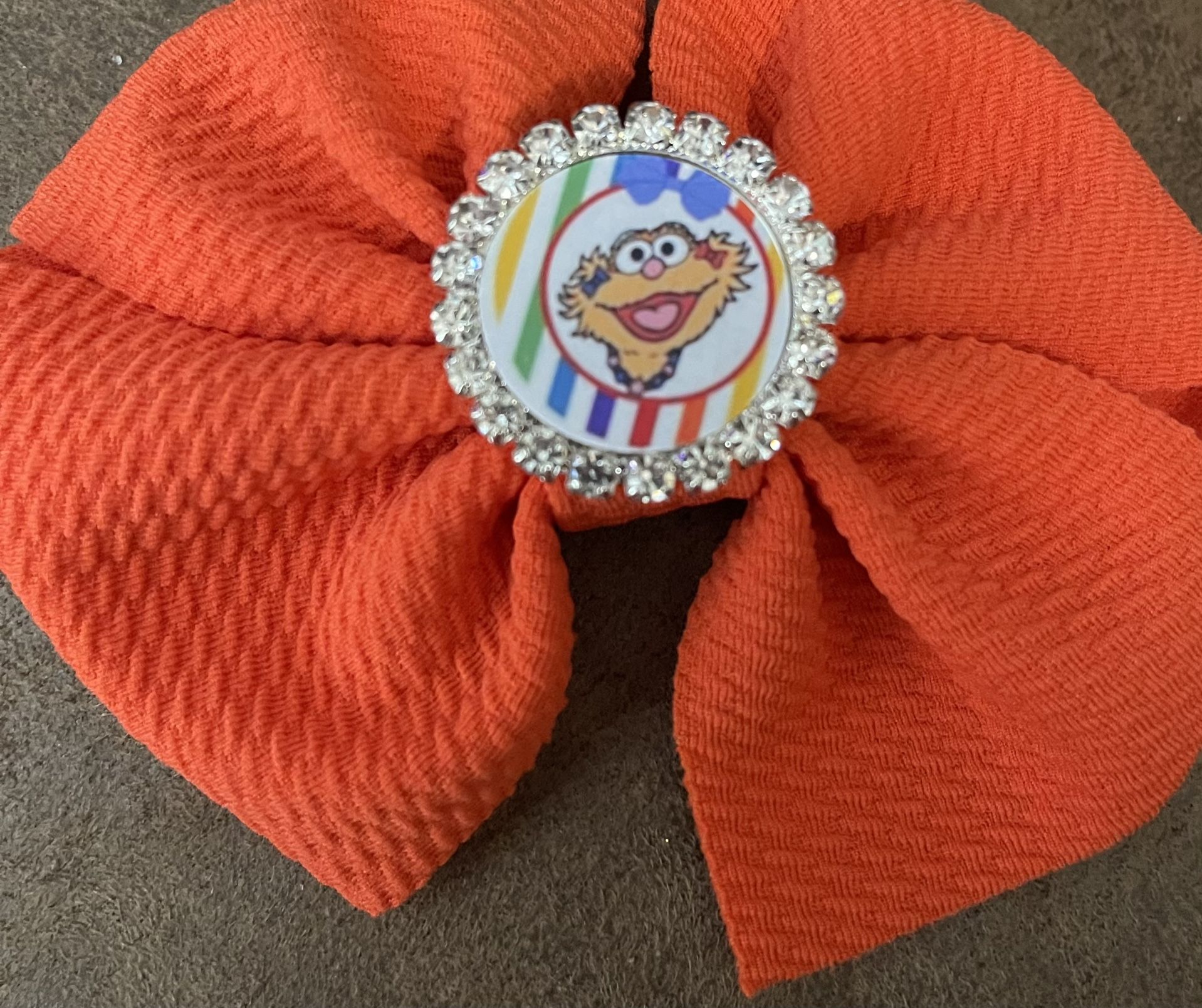 Zoe From Sesame Street Hair Bow