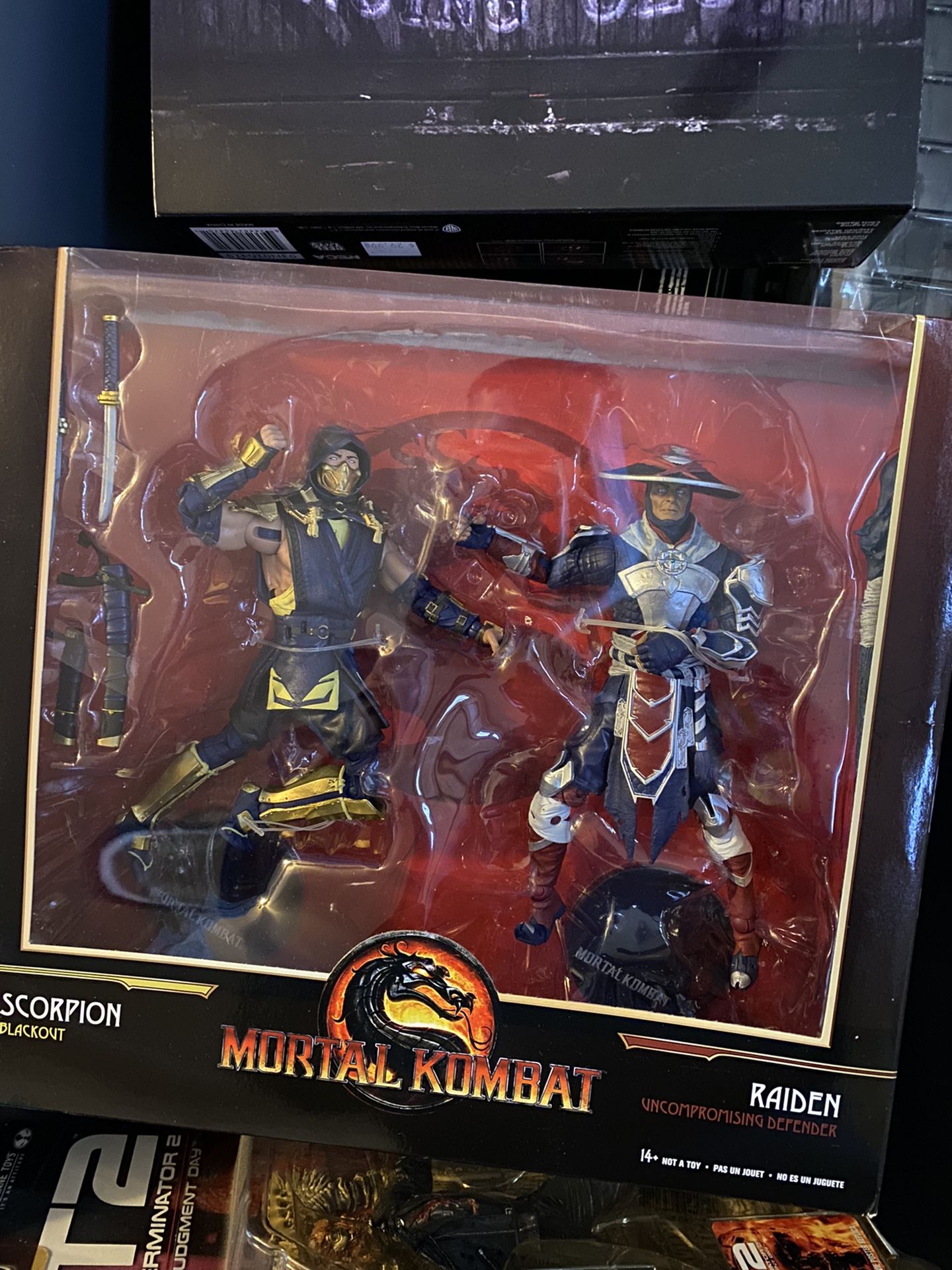 McFarlane Mortal Kombat Scorpion Vs Raiden Set