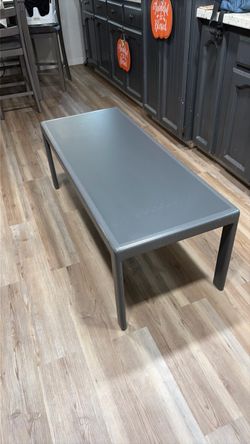Grey small wooden table