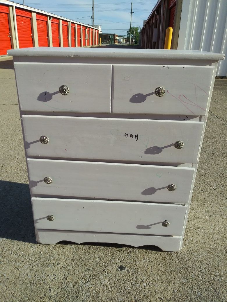 White dresser