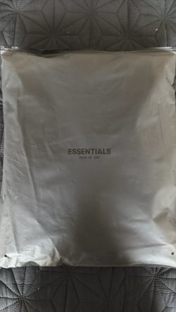 New Essentials black hoodie Medium