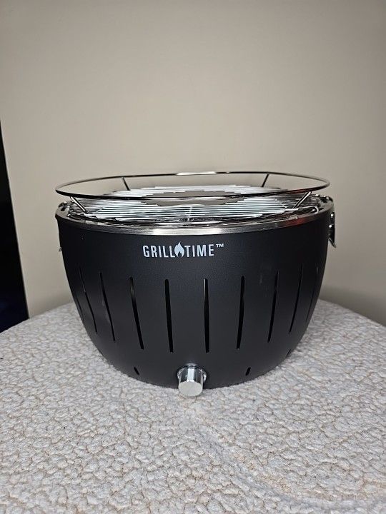 Grill Time Tailgater GT GREY 124 Sq. In. Charcoal Portable Grill UPG-R-13 Grill