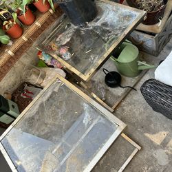 Side Tables That Were Left Outside 