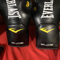 Elite V2 Training Glove 8oz Black Adult Size Unisex