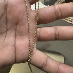 14k Rope Chain.   5 Grams
