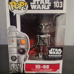 Funko Pop! Star Wars IG-88 #103 Smugglers Bounty Exclusive 