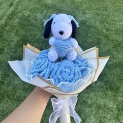 Snoopy Crochet Bouquet 