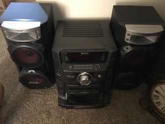 Sony stereo system karaoke machine