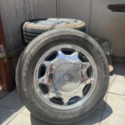 LS400 STOCK WHEELS CHROME