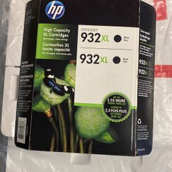 Hp 932xl Bk Dual Pack Black Ink Cartridges 