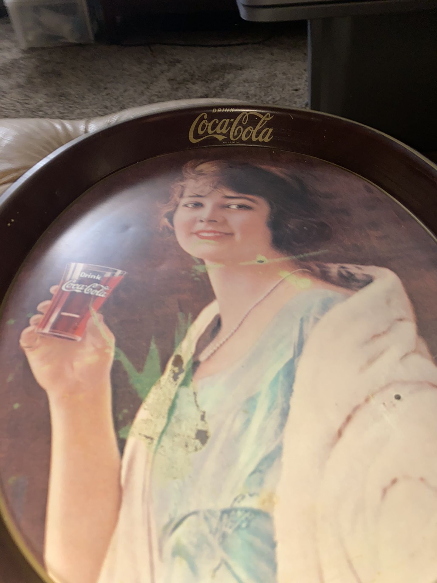 Coca-cola Drink Table Plate