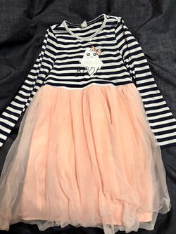 Girls Halloween Ghost Tutu Dress