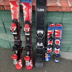 Snow Blades ⛷️ Ski Blades ⛷️ Mini Skis * Super Fun EZ to ride * Bindings Fit Boot Sizes up to Men 13  Learn to Ski in15 Minutes With These Blades