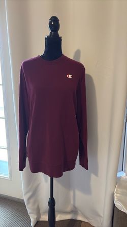 Champion Crewneck Sweatshirt Maroon