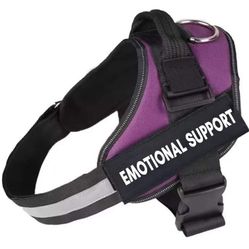 Emotional Support Dog Harness Purple color Vest