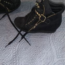 Wedges Black Target Brand Used Size 7.5