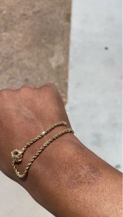 14K STAMPED SOLID GOLD BRACELET