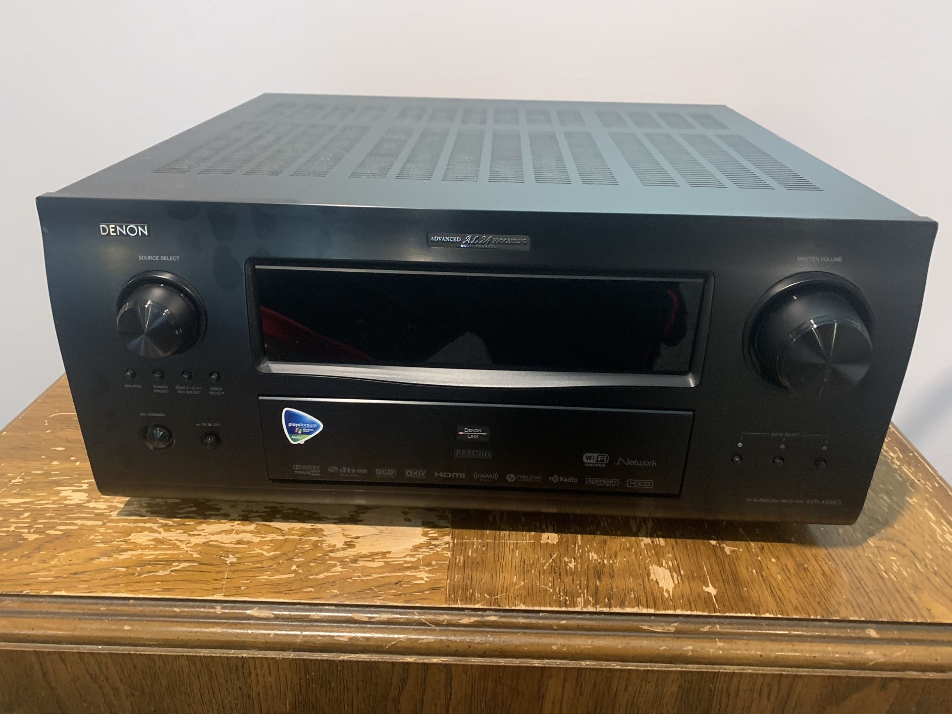 Denon AVR-4308CI 7.1 Channel AV Multizone Home Theater Receiver - Tested