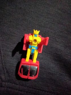 1989 Hasbro Transformers Generation 1 (G1) Micromaster named Roadhandler from the Race Car Patrol team.