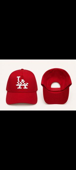LA distorted snapback hat brand new