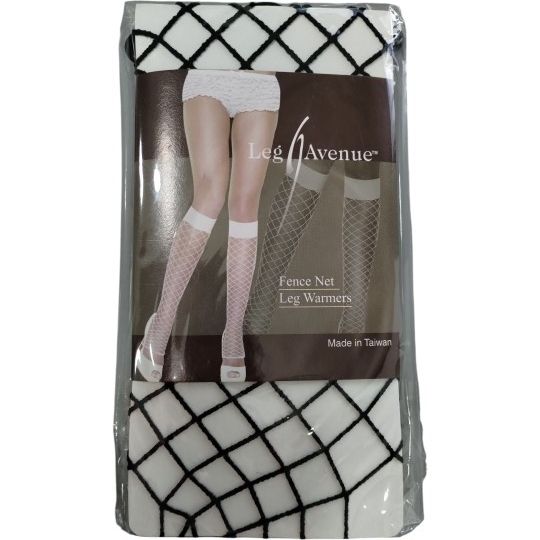 Fishnet Leg Warmers Goth Y2K 90s New Women's Leg Avenue Halloween Costume 