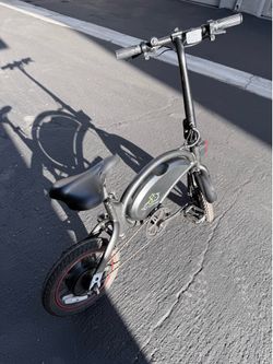 Sailnovo 14" Folding Electric Bike Black Compact E-Bike pedals