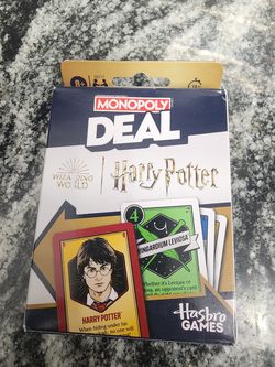 New Hasbro Harry Potter Monopoly Deal Card Game