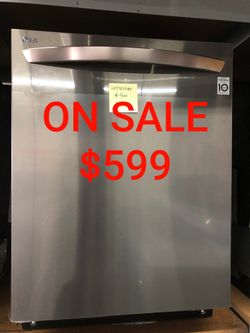 LG Dishwasher $599, Pay Only $39 Down, take it home today